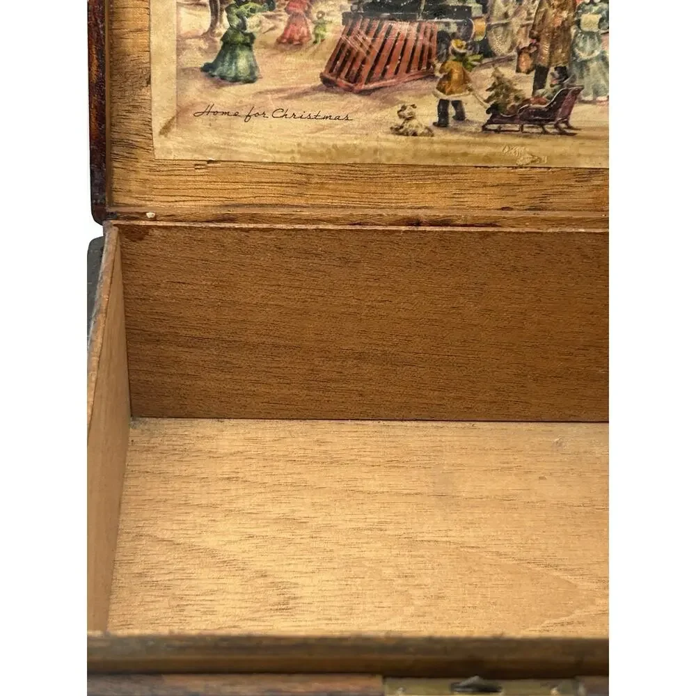 wooden cigar box vintage